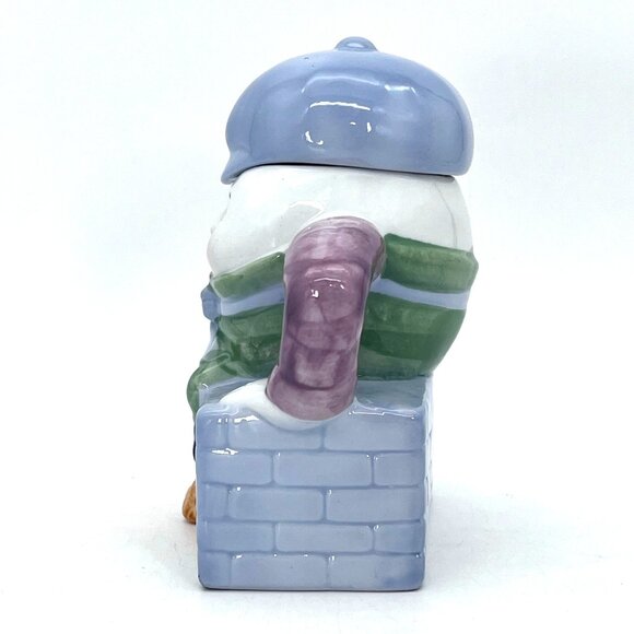 Vintage Feitx Humpty Dumpty Ceramic Teapot Nursery Rhyme Collectible Decor - Picture 5 of 12